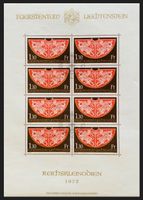 🇱🇮 1975 SÉRIE 1er jour « INSIGNES IMPÉRIAUX « (LBK 35.00)